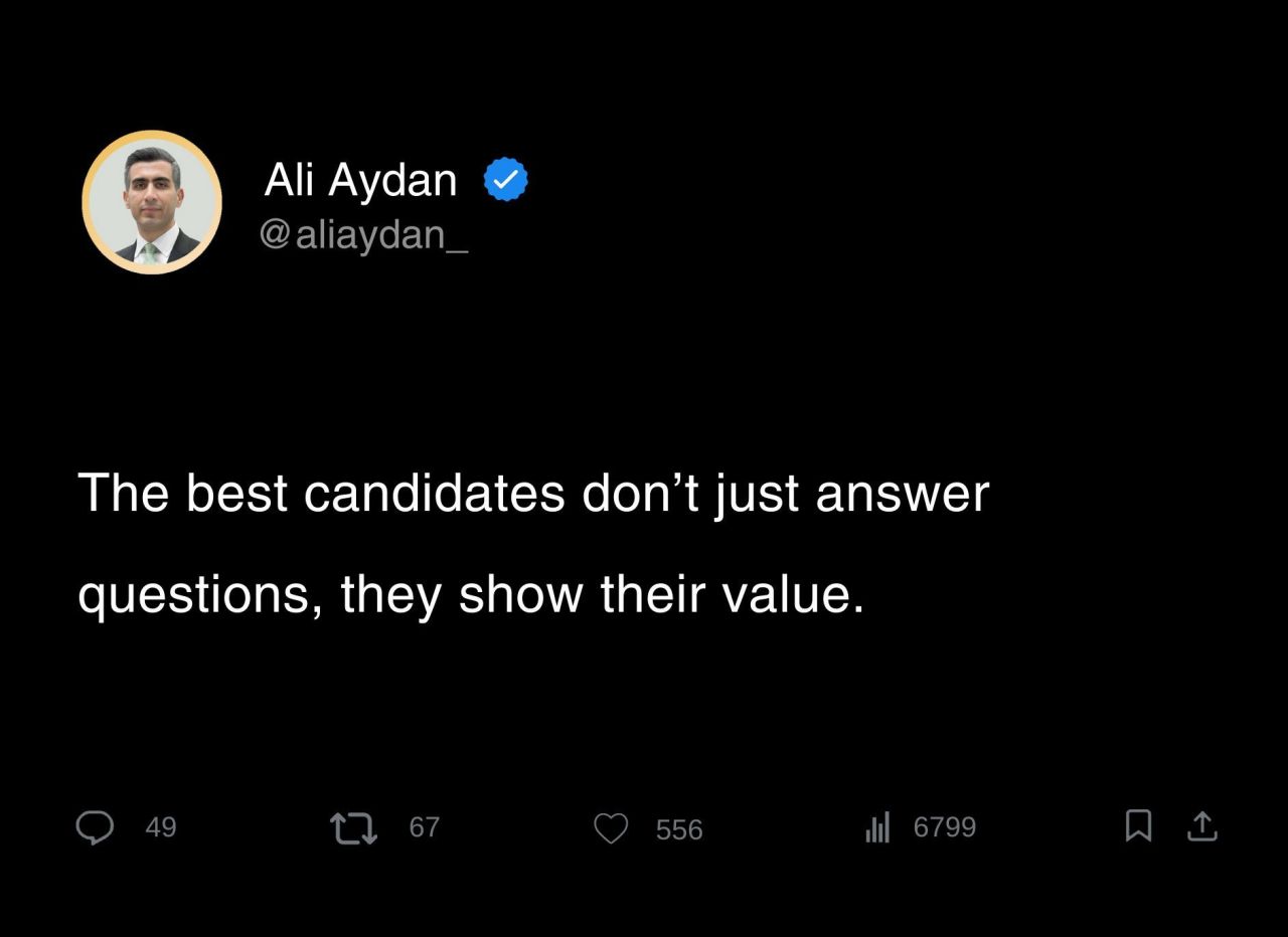 Ali Aydan: Want to ace your next interview?