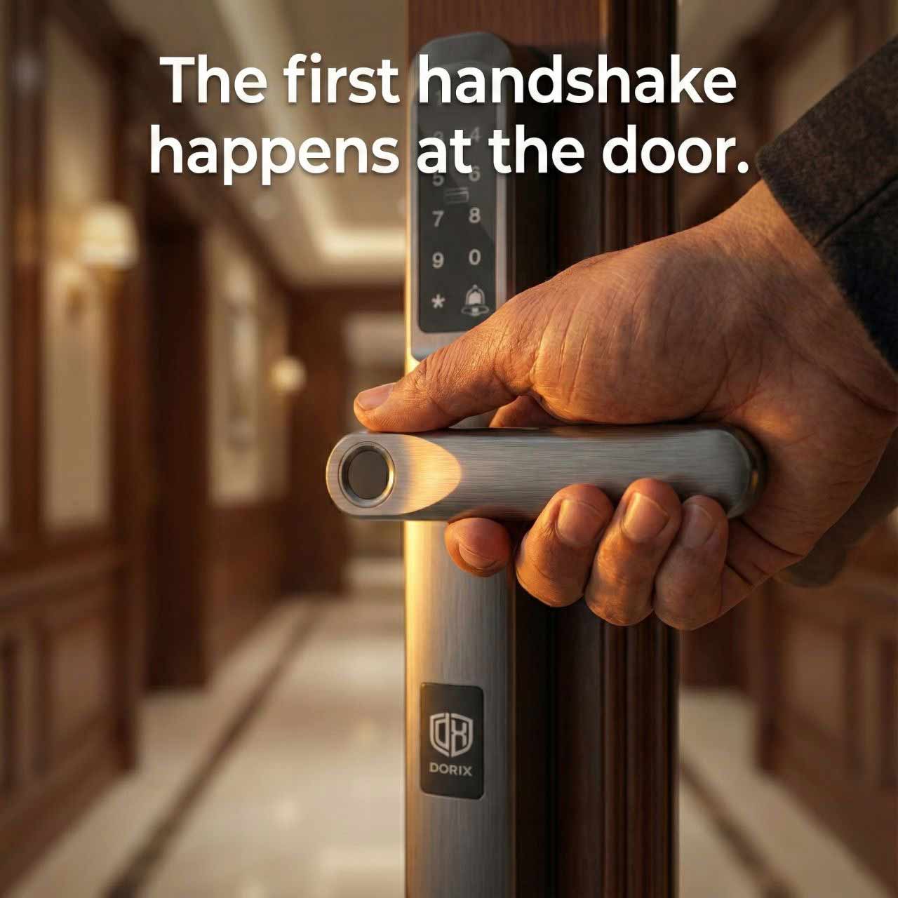 Ali Aydan: The door handle is the first handshake of any building.‎