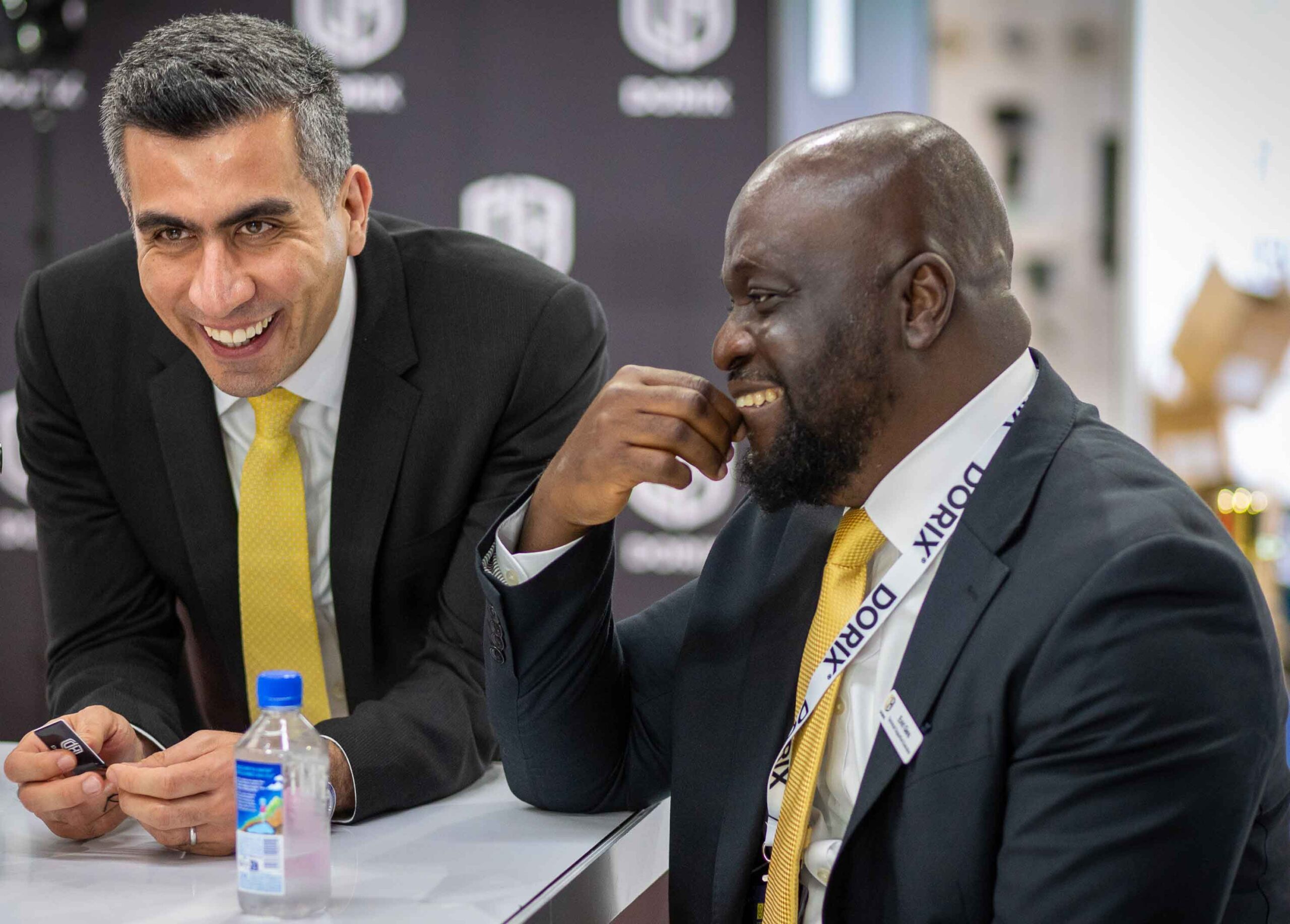 DORIX leadership team in discussion during strategic planning session focused on execution and growth.